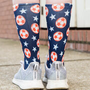 Soccer Graphic Flex Mid-Calf Socks - All American