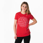 Volleyball Women's Everyday Tee - Volleyball Words