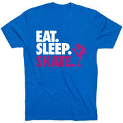 Figure Skating T-Shirt Short Sleeve Eat. Sleep. Skate.