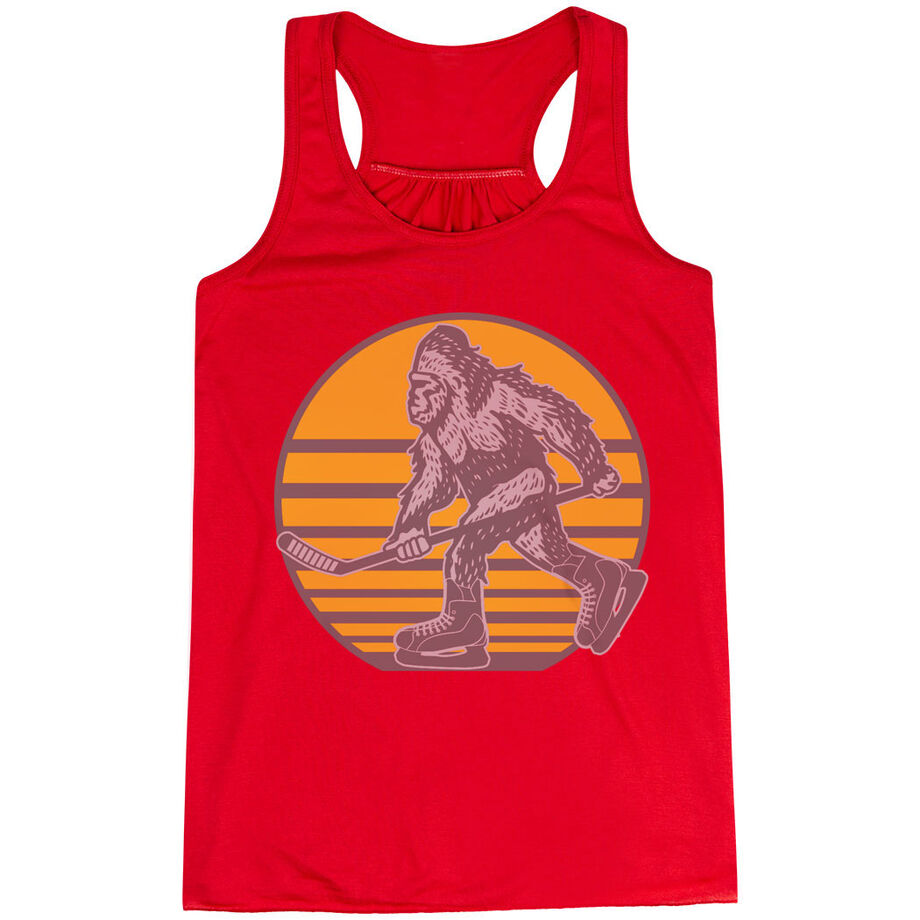 Hockey Flowy Racerback Tank Top - BigSkate