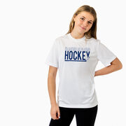 Hockey Short Sleeve Performance Tee - I'd Rather be Playing Hockey