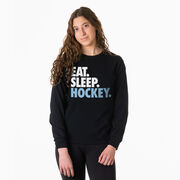 Hockey Tshirt Long Sleeve - Eat. Sleep. Hockey