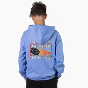 Hockey Hooded Sweatshirt - If You Can't Take the Heat (Back Design)