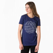 Volleyball Women's Everyday Tee - Volleyball Words