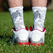 Hockey Woven Mid-Calf Socks - Player - Digital Camo