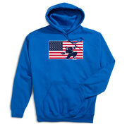 Hockey Hooded Sweatshirt - Patriotic Hockey