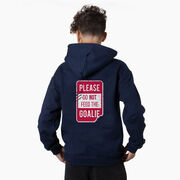 Hooded Sweatshirt - Don’t Feed The Goalie (Back Design)