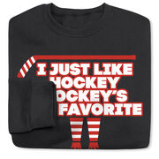 Hockey Crewneck Sweatshirt  - Hockey's My Favorite
