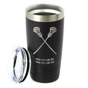 Guys Lacrosse 20 oz. Double Insulated Tumbler - Crossed Sticks Icon