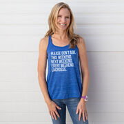 Lacrosse Flowy Racerback Tank Top - All Weekend Lacrosse