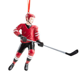 Hockey Ornament - Hockey Player Figure