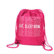 Crew Drawstring Backpack Eat. Sleep. Row.