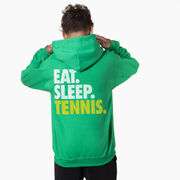 Tennis Hooded Sweatshirt - Eat. Sleep. Tennis. (Back Design)