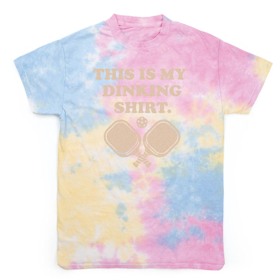 Pickleball Short Sleeve T-Shirt - This Is My Dinking Shirt Tie-Dye