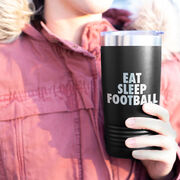 Football 20 oz. Double Insulated Tumbler - Eat Sleep Football