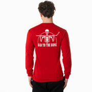 Hockey Tshirt Long Sleeve - Bad To The Bone (Back Design)