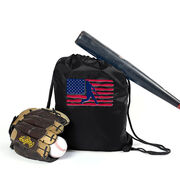 Baseball Drawstring Backpack - Baseball Land That We Love