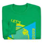 Tennis Crewneck Sweatshirt - Let's Raise A Racket