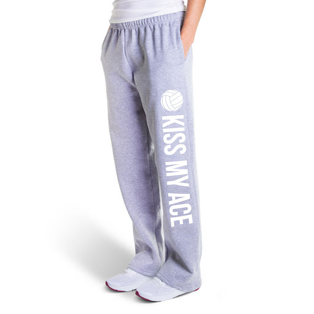 Volleyball Script Sweatpants Youth To Adult Sizes Multiple Colors Volleyball Apparel by ChalkTalk SPORTS 