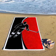 Hockey Premium Beach Towel - Player