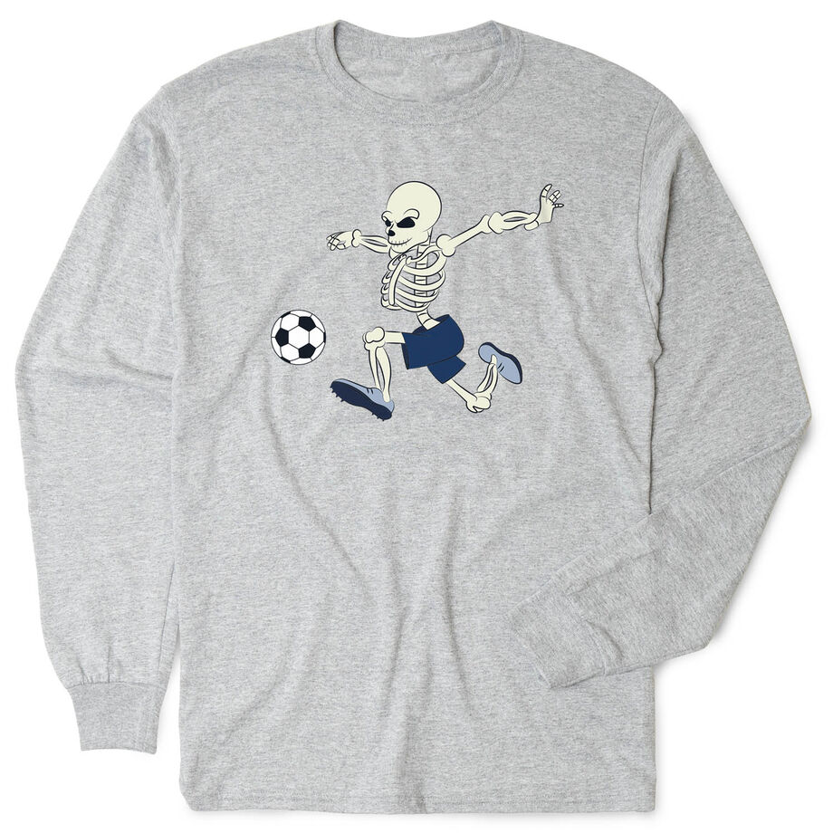 Soccer Tshirt Long Sleeve - Skeleton Striker