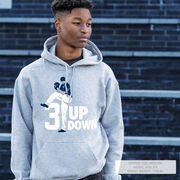 Baseball Hooded Sweatshirt - 3 Up 3 Down