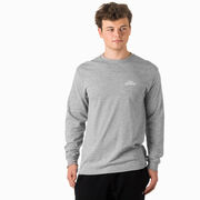 Lacrosse Tshirt Long Sleeve - Just Chillax'n (Back Design)