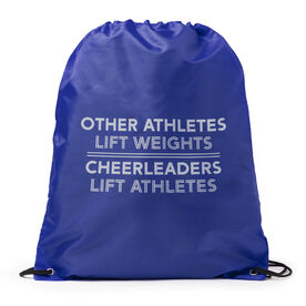 Cheerleading Drawstring Backpack - Cheerleaders Lift Athletes