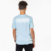 Guys Lacrosse T-Shirt Short Sleeve - All Day Every Day (Back Design)