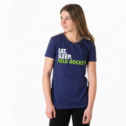Field Hockey Women's Everyday Tee - Eat. Sleep. Field Hockey.