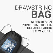 Guys Lacrosse Drawstring Backpack - Survival of the Fittest