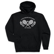 Tennis Hooded Sweatshirt - Love Means Nothing In Tennis