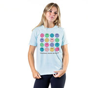 Volleyball Short Sleeve T-Shirt - Volleyball Makes Me Happy