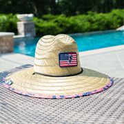 Lacrosse Straw Hat - Patriotic