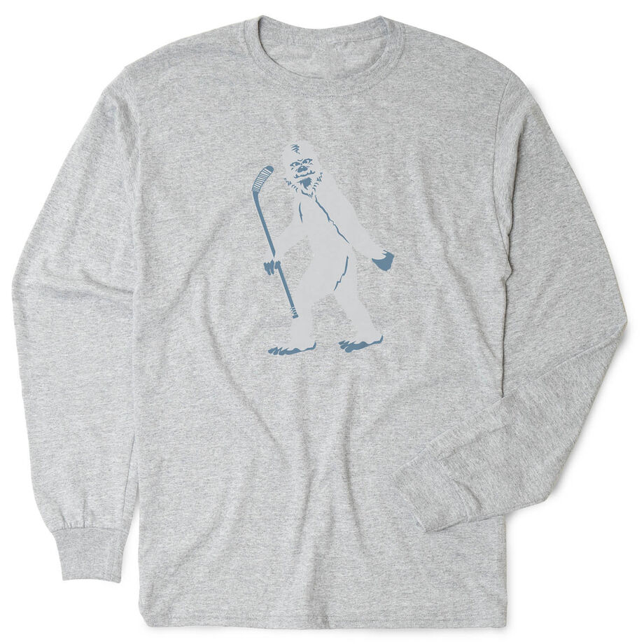 Hockey Tshirt Long Sleeve - Yeti - Personalization Image