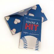 You're A Hit Baseball Valentine's Day Card