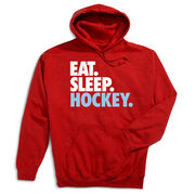 Hockey Hooded Sweatshirt - Eat. Sleep. Hockey.