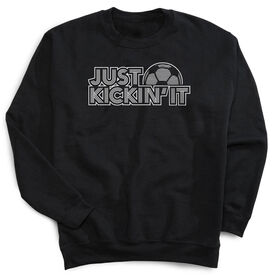 Soccer Crewneck Sweatshirt - Just Kickin' It