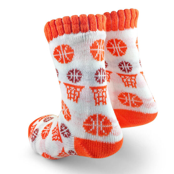 Basketball Slipper Socks with Sherpa Lining | ChalkTalkSPORTS