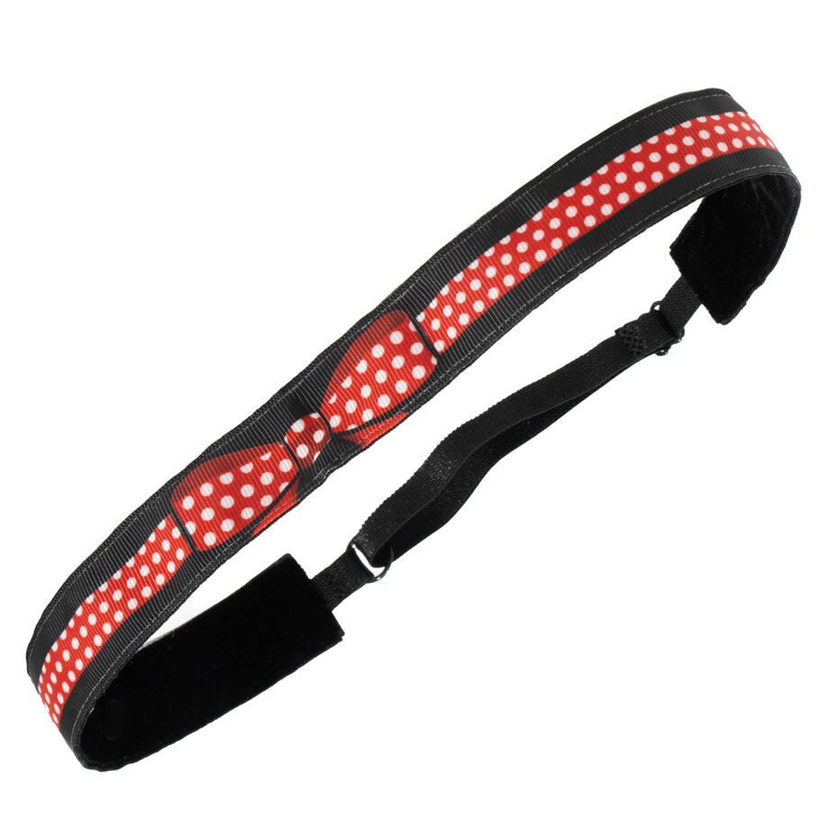 Athletic Juliband Non-Slip Headband - Polka Dots & Bows