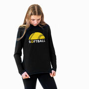 Softball Long Sleeve Performance Tee - Modern Softball