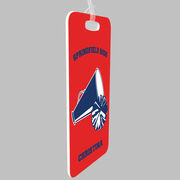 Cheerleading Bag/Luggage Tag - Personalized Cheer Team Pom Pom & Megaphone