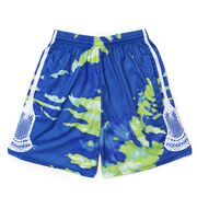 Lacrosse Beckett&trade; Shorts - Spiral Tie-Dye Green