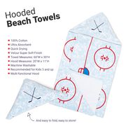 Hockey Hooded Towel - Rather Be Playing Hockey