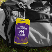 Hockey Bag/Luggage Tag - Personalized Hockey Team Puck