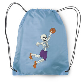 Basketball Drawstring Backpack - Bones Baller 