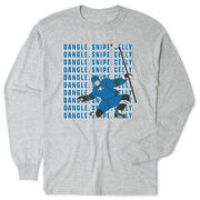 Hockey Tshirt Long Sleeve - Dangle Snipe Celly Player