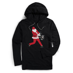 Men's Baseball Lightweight Hoodie - Baseball Santa