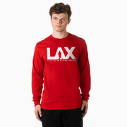 Guys Lacrosse Tshirt Long Sleeve - I'd Rather Lax