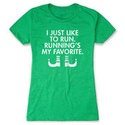 Women's Everyday Runners Tee - Running's My Favorite (Simple)